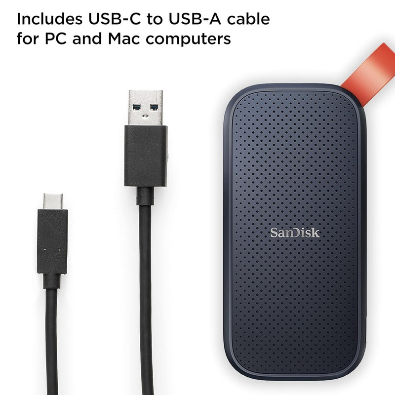 SANDISK 1TB PORTABLE E30 SSD SDSSDE30 - 1T00 - G26 - SWIFT PERIPHERALS1092632
