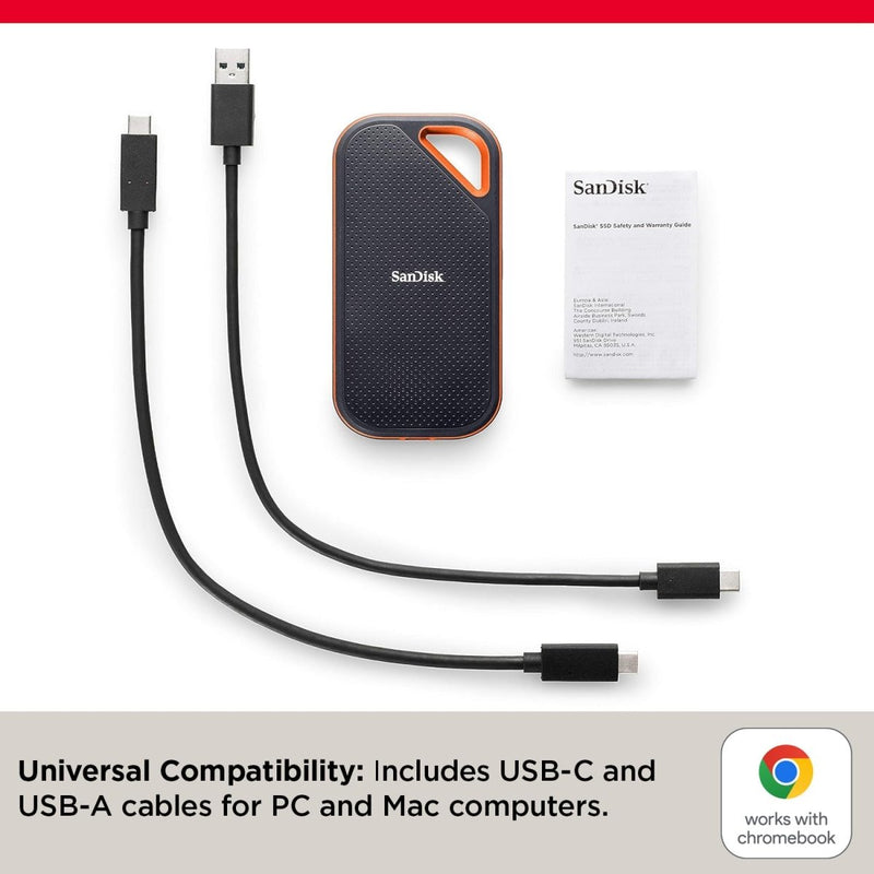 SANDISK 2TB EXTREME PRO E81 PORTABLE SSD SDSSDE81 - 2T00 - G25 - SWIFT PERIPHERALS1092533