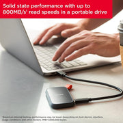 SANDISK 2TB PORTABLE E30 SSD SDSSDE30 - 2T00 - G26 - SWIFT PERIPHERALS1092633