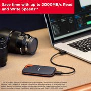 SANDISK 4TB EXTREME PRO E81 PORTABLE SSD SDSSDE81 - 4T00 - G25 - SWIFT PERIPHERALS1092532