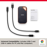 SANDISK 4TB EXTREME PRO E81 PORTABLE SSD SDSSDE81 - 4T00 - G25 - SWIFT PERIPHERALS1092532