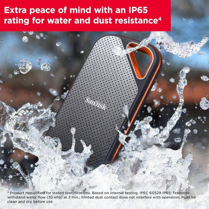 SANDISK 4TB EXTREME PRO E81 PORTABLE SSD SDSSDE81 - 4T00 - G25 - SWIFT PERIPHERALS1092532