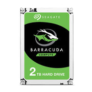 Seagate BarraCuda 2TB 3.5" SATA 6 GB/s 7200 RPM Desktop Internal Hard Disk Drive - SWIFT PERIPHERALSST2000DM008