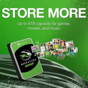 Seagate Barracuda 4TB 3.5" 5400RPM SATA 6Gb/s Desktop Internal Hard Disk Drive - SWIFT PERIPHERALSST4000DM004