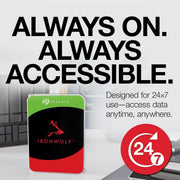 Seagate IronWolf 4TB NAS 3.5" SATA 6Gb/s 5400RPM Desktop Internal Hard Disk Drive - SWIFT PERIPHERALSST4000VN006