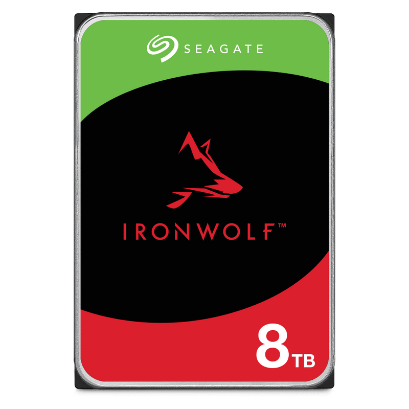Seagate IronWolf 8TB NAS 3.5" 7200RPM SATA 6Gb/s Desktop Internal Hard Disk Drive - SWIFT PERIPHERALSST8000VN004