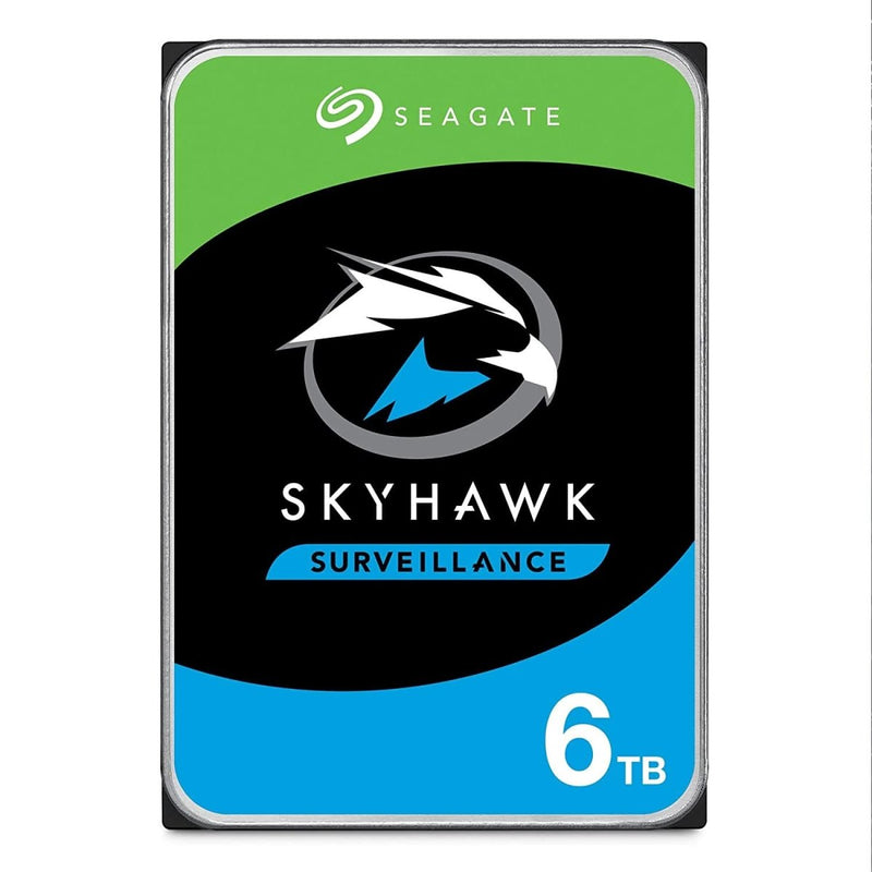 SEAGATE SKYHAWK 6TB SURVEILLANCE INTERNAL SATA HARD DRIVE ST6000VX009 - SWIFT PERIPHERALS102289