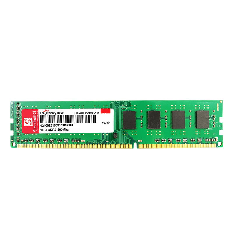 Simmtronics 1GB DDR2 Desktop RAM 800 MHz with 3 Year Warranty - SWIFT PERIPHERALSDLUD2SIM0010