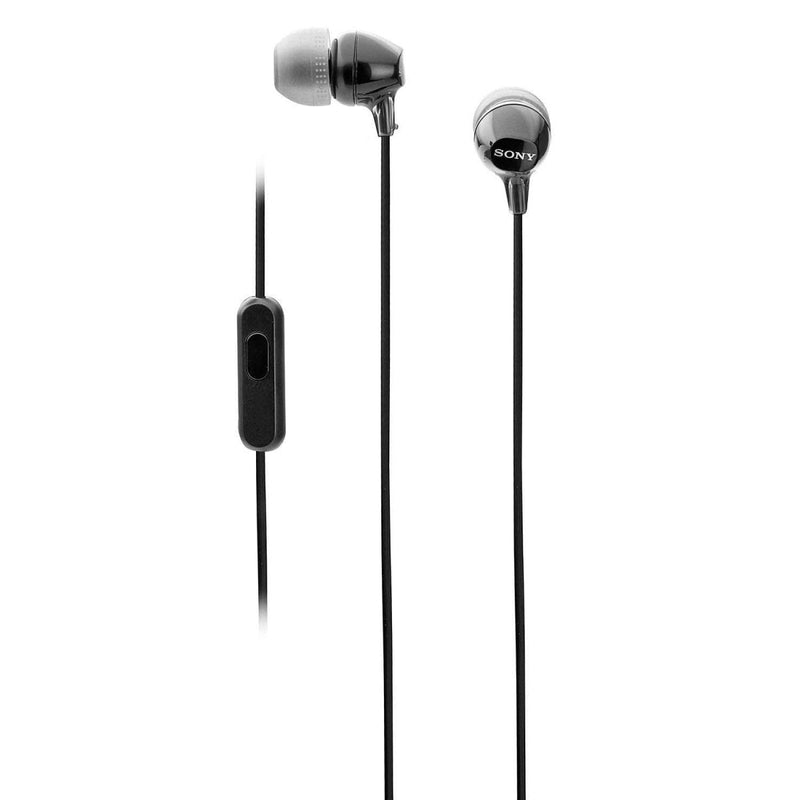 SONY MDR - EX14AP/BZ WIRED IN EAR HEADPHONE WITH MIC (BLACK) - SWIFT PERIPHERALS1091384
