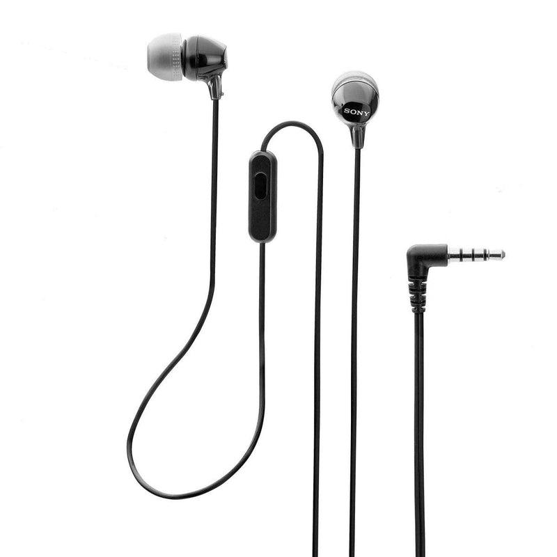 SONY MDR - EX14AP/BZ WIRED IN EAR HEADPHONE WITH MIC (BLACK) - SWIFT PERIPHERALS1091384