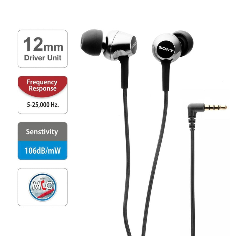 SONY MDR - EX255AP WIRED IN - EAR HEADPHONES - SWIFT PERIPHERALSSony004