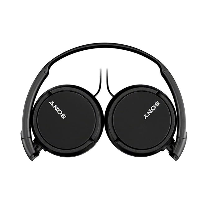 SONY MDR - ZX110 ON - EAR WIRED STEREO HEADPHONES WITHOUT MIC (BLACK) - SWIFT PERIPHERALS1089396