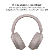 SONY WH - 1000XM5 BLACK BEST ACTIVE NOISE CANCELLING WIRELESS BLUETOOTH OVER EAR HEADPHONES - SWIFT PERIPHERALS1091341