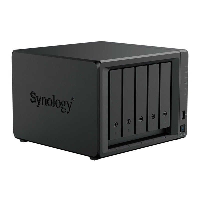 Synology DiskStation DS1525+ 5 Bay Network Attached Storage Enclosure - Black - SWIFT PERIPHERALSDS1525+