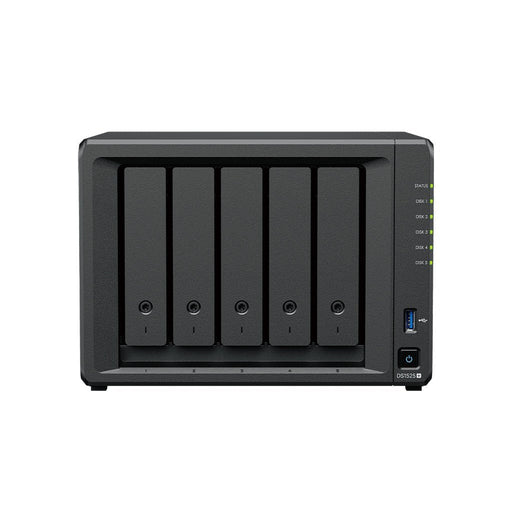 Synology DiskStation DS1525+ 5 Bay Network Attached Storage Enclosure - Black - SWIFT PERIPHERALSDS1525+