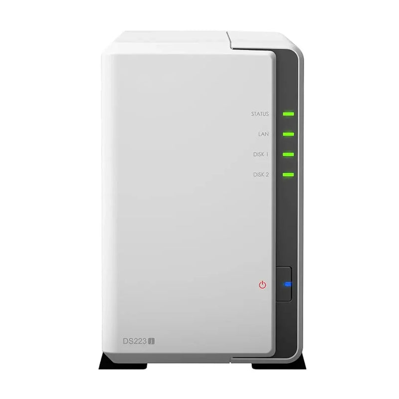 Synology DiskStation DS223J 2 - Bay Network Attached Storage Enclosure Drive - White - SWIFT PERIPHERALSDS223J