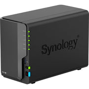 Synology DiskStation DS224+ 2 - Bay Network Attached Storage Enclosure - Black - SWIFT PERIPHERALSDS224+