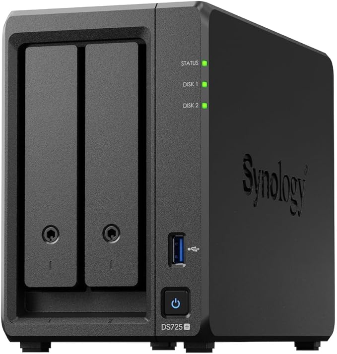 Synology DiskStation DS725+ 2 - Bay NAS Enclosure 2.5GbE & 4K Video Support - SWIFT PERIPHERALSDS725+