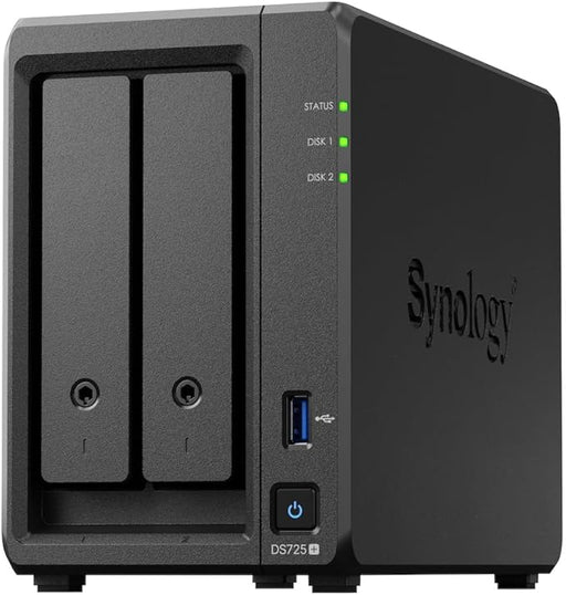 Synology DiskStation DS725+ 2 - Bay NAS Enclosure 2.5GbE & 4K Video Support - SWIFT PERIPHERALSDS725+
