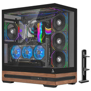 TAG GAMERZ STELLAR PRIME MID - TOWER GAMING CABINET BLACK - SWIFT PERIPHERALS1092419