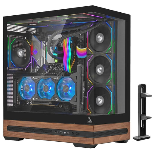 TAG GAMERZ STELLAR PRIME MID - TOWER GAMING CABINET BLACK - SWIFT PERIPHERALS1092419