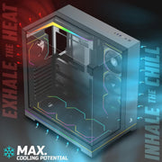 TAG GAMERZ SUPERNOVA MID - TOWER GAMING CABINET BLACK - SWIFT PERIPHERALS1092421