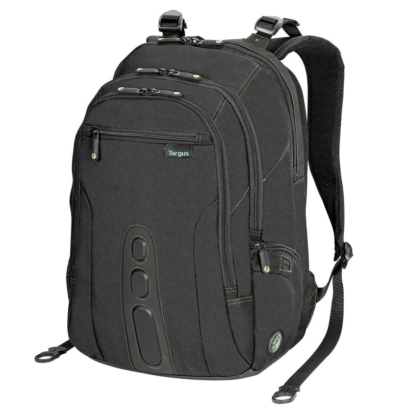 Targus 15.6" Spruce EcoSmart Checkpoint - Friendly Backpack - Black - SWIFT PERIPHERALSTBB013AP
