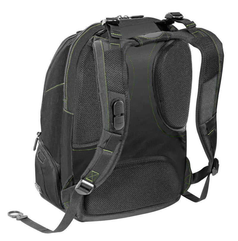 Targus 15.6" Spruce EcoSmart Checkpoint - Friendly Backpack - Black - SWIFT PERIPHERALSTBB013AP