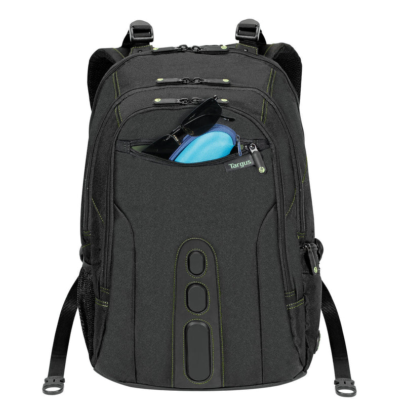 Targus 15.6" Spruce EcoSmart Checkpoint - Friendly Backpack - Black - SWIFT PERIPHERALSTBB013AP