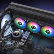 THERMALTAKE 360MM TH360 V2 ARGB AIO LIQUID COOLER BLACK - SWIFT PERIPHERALS1087635