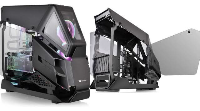 THERMALTAKE AH - T600 FULL - TOWER E - ATX CABINET BLACK - SWIFT PERIPHERALS100394