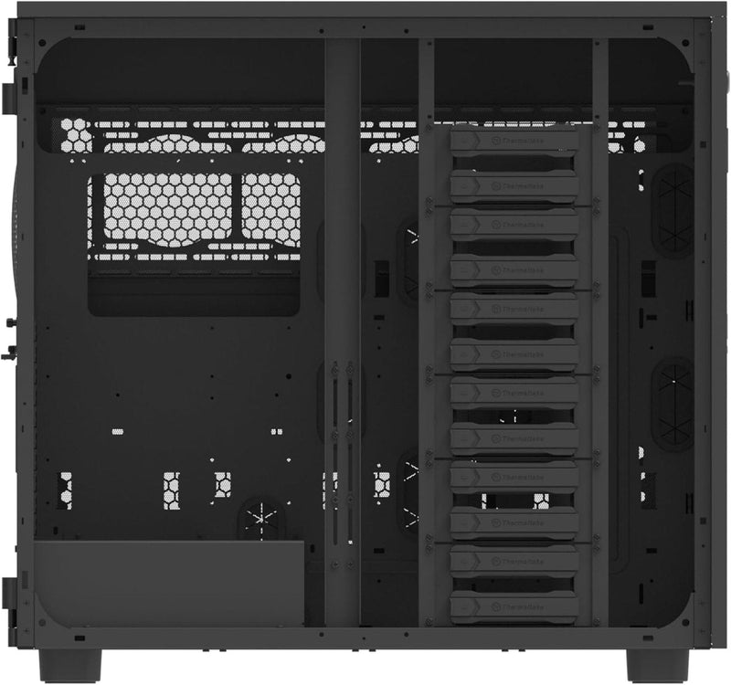 THERMALTAKE AX700 TG SUPER TOWER BLACK CABINET CA - 11B - 00F1WN - 00 - SWIFT PERIPHERALS1094764