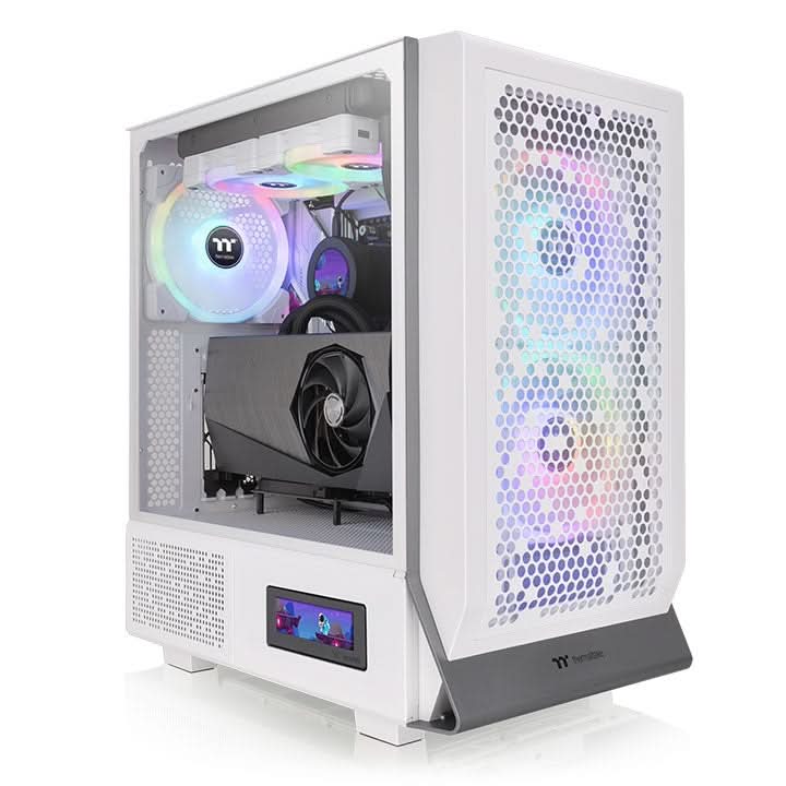THERMALTAKE CERES 300 TG MID - TOWER E - ATX ARGB CABINET WHITE - SWIFT PERIPHERALS1087644