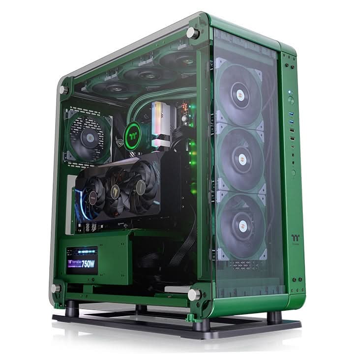 THERMALTAKE CORE P6 MID - TOWER ATX CABINET RACING GREEN - SWIFT PERIPHERALS1088676