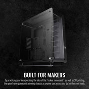 THERMALTAKE CORE P8 TG MID - TOWER E - ATX CABINET BLACK - SWIFT PERIPHERALS102564