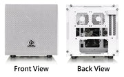 THERMALTAKE CORE V1 MINI ITX CABINET SNOW WHITE - SWIFT PERIPHERALS1083006