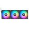 THERMALTAKE CT120 EX ARGB REVERSE PC COOLING FAN, BLACK (3 - FAN PACK) - SWIFT PERIPHERALS1095093