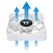 THERMALTAKE CT120 EX ARGB REVERSE PC COOLING FAN WHITE (3 - FAN PACK), CL - F194 - PL12SW - A - SWIFT PERIPHERALS1095094