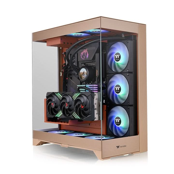 THERMALTAKE CTE E550 TG GRAVEL SAND MID TOWER ATX CABINET - (CA - 1Z8 - 00MGWN - 00) - SWIFT PERIPHERALS1092869