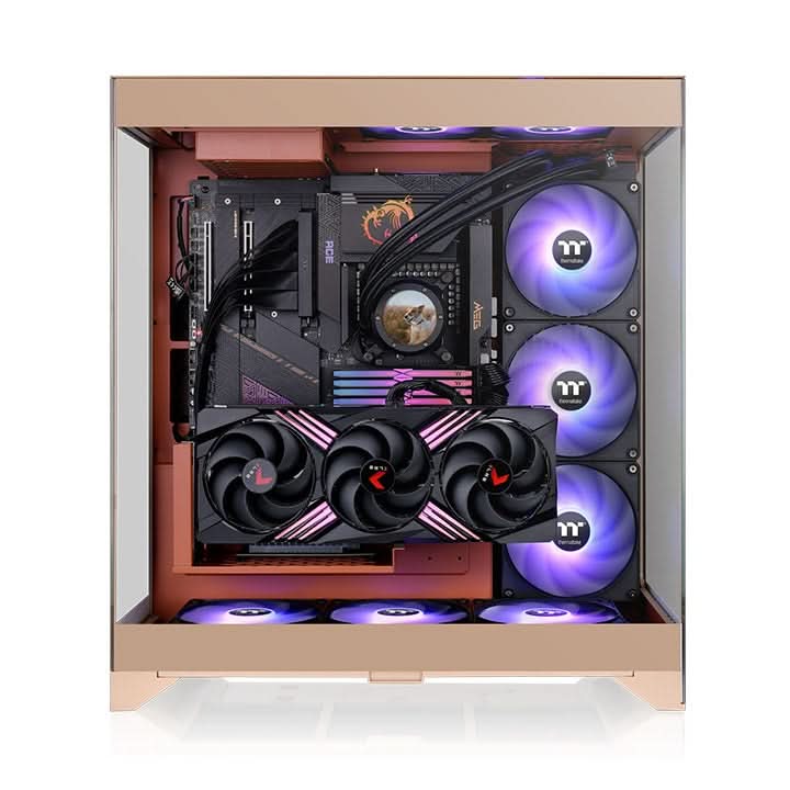 THERMALTAKE CTE E550 TG GRAVEL SAND MID TOWER ATX CABINET - (CA - 1Z8 - 00MGWN - 00) - SWIFT PERIPHERALS1092869
