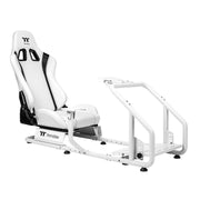 THERMALTAKE GAMING GR300 RACING SIMULATOR COCKPIT SNOW EDITION, GSC - R30 - CPASWH - 01 - SWIFT PERIPHERALS1095923