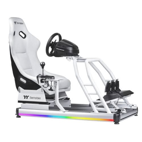THERMALTAKE GR500 RACING SIMULATOR COCKPIT SNOW WHITE, GSC - R50 - CPASWH - 01 - SWIFT PERIPHERALS1091757