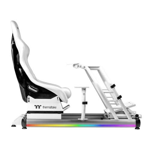 THERMALTAKE GR500 RACING SIMULATOR COCKPIT SNOW WHITE, GSC - R50 - CPASWH - 01 - SWIFT PERIPHERALS1091757
