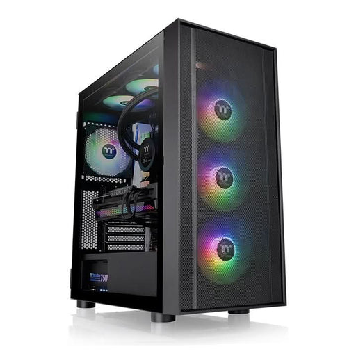 THERMALTAKE H570 TG ARGB MID - TOWER E - ATX CABINET BLACK - SWIFT PERIPHERALS1087640
