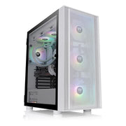 THERMALTAKE H570 TG MID - TOWER ARGB ATX CABINET SNOW WHITE - SWIFT PERIPHERALS1087641