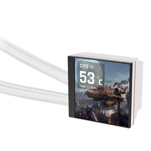 THERMALTAKE MAGFLOE 360 ULTRA ARGB SYNC AIO LIQUID COOLER WHITE - SWIFT PERIPHERALS1095303