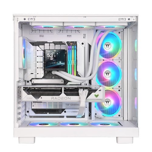 THERMALTAKE MAGFLOE 360 ULTRA ARGB SYNC AIO LIQUID COOLER WHITE - SWIFT PERIPHERALS1095303