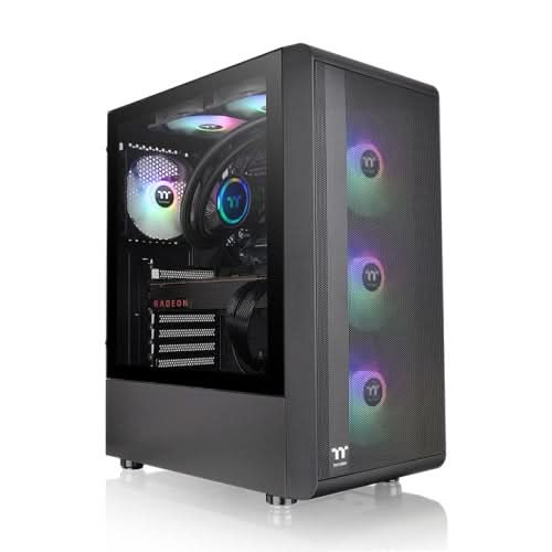 THERMALTAKE S200 TG ARGB MID TOWER CHASSIS CA - 1X2 - 00M1WN - 00 - SWIFT PERIPHERALS1088462