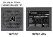 THERMALTAKE SMART BX1 650W 80 PLUS BRONZE NON MODULAR POWER SUPPLY, PS - SPD - 0650NNFABU - 1 - SWIFT PERIPHERALS1082511