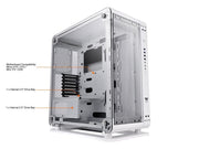 THERMALTAKE THE CORE P6 TG SNOW WHITE EDITION ATX MID TOWER FULLY MODULAR COMPUTER CASE - SWIFT PERIPHERALS1095154